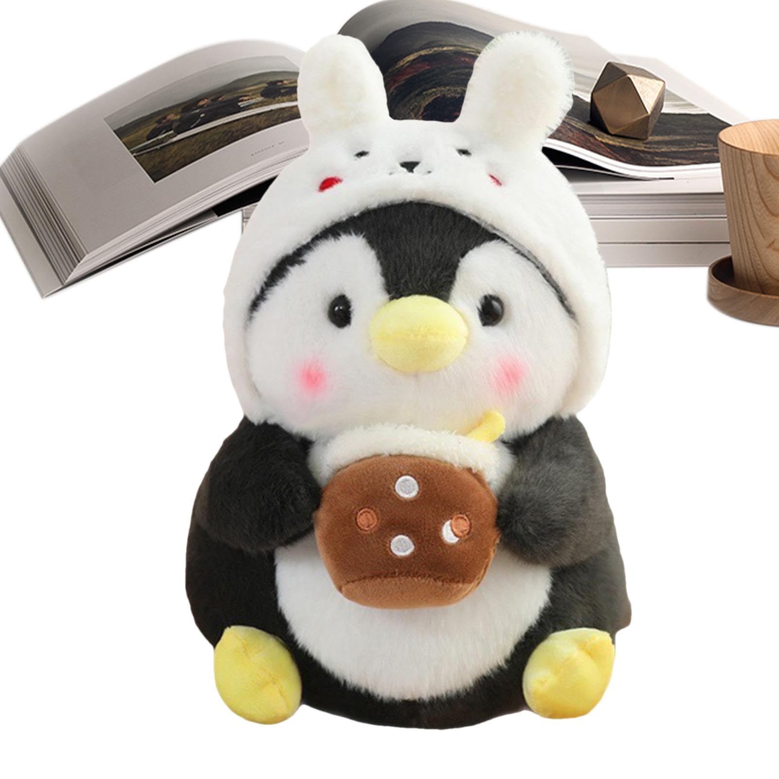 Amazon.co.jp: ペンギンウサギのぬいぐるみ、かわいいペンギンの
